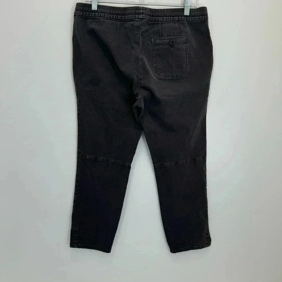 JAMES PERSE Gray Utility Elastic Drawstring Waist Crop Pants - Picture 4 of 9